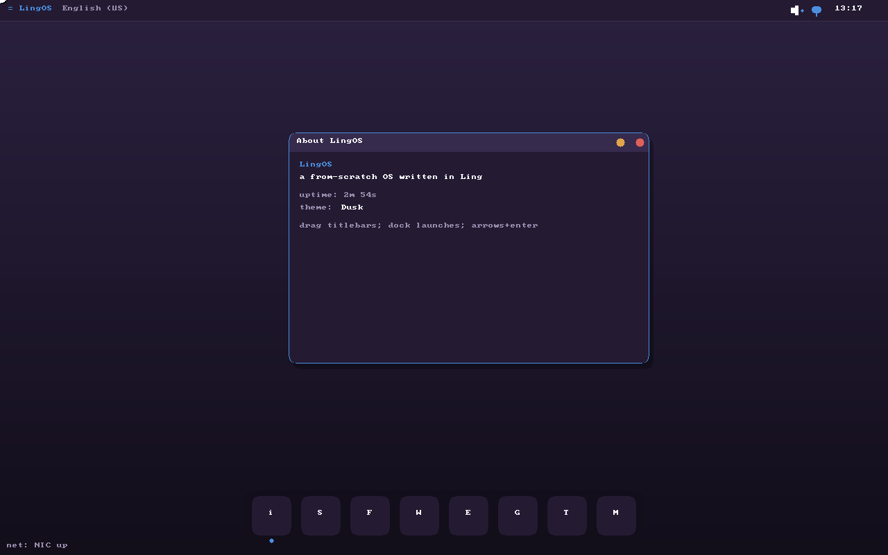The graphical desktop